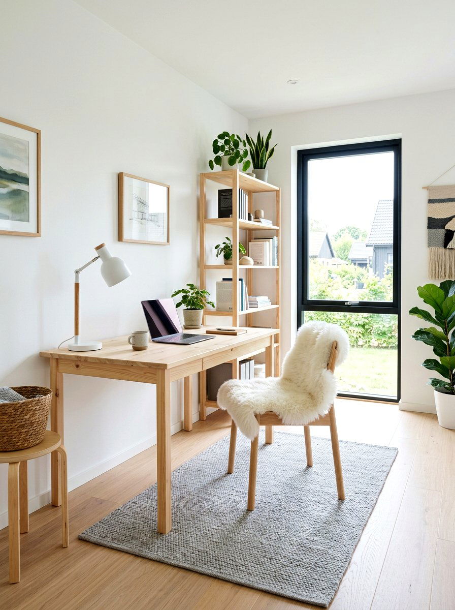 Scandinavian Home Office - 30 home office decor ideas
