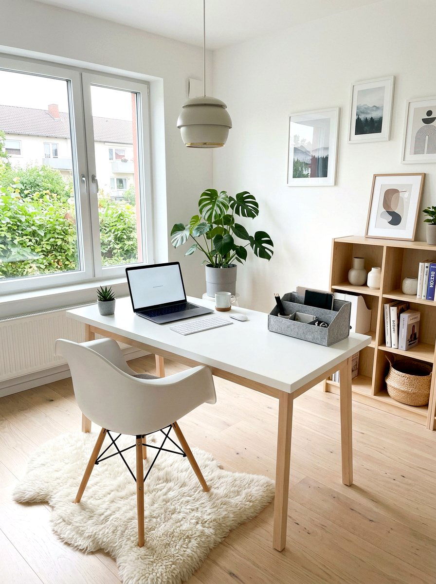 Scandinavian Home Office - 30 masculine office ideas