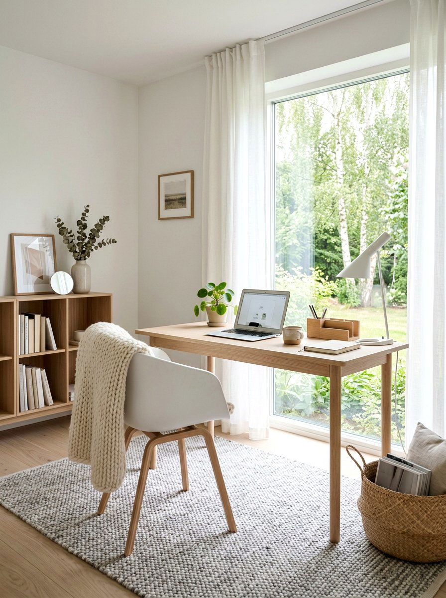 Scandinavian Home Office - 30 Pinterest home office ideas