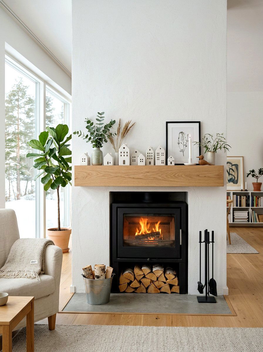 Scandinavian Interior Style - 30 mantel shelf styling ideas