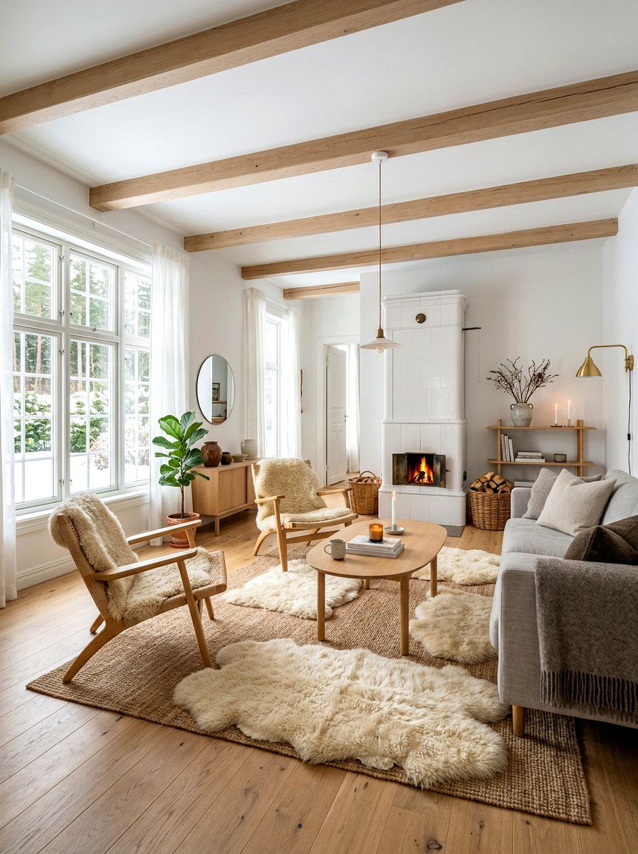 Scandinavian Keeping Room - 30 keeping room ideas