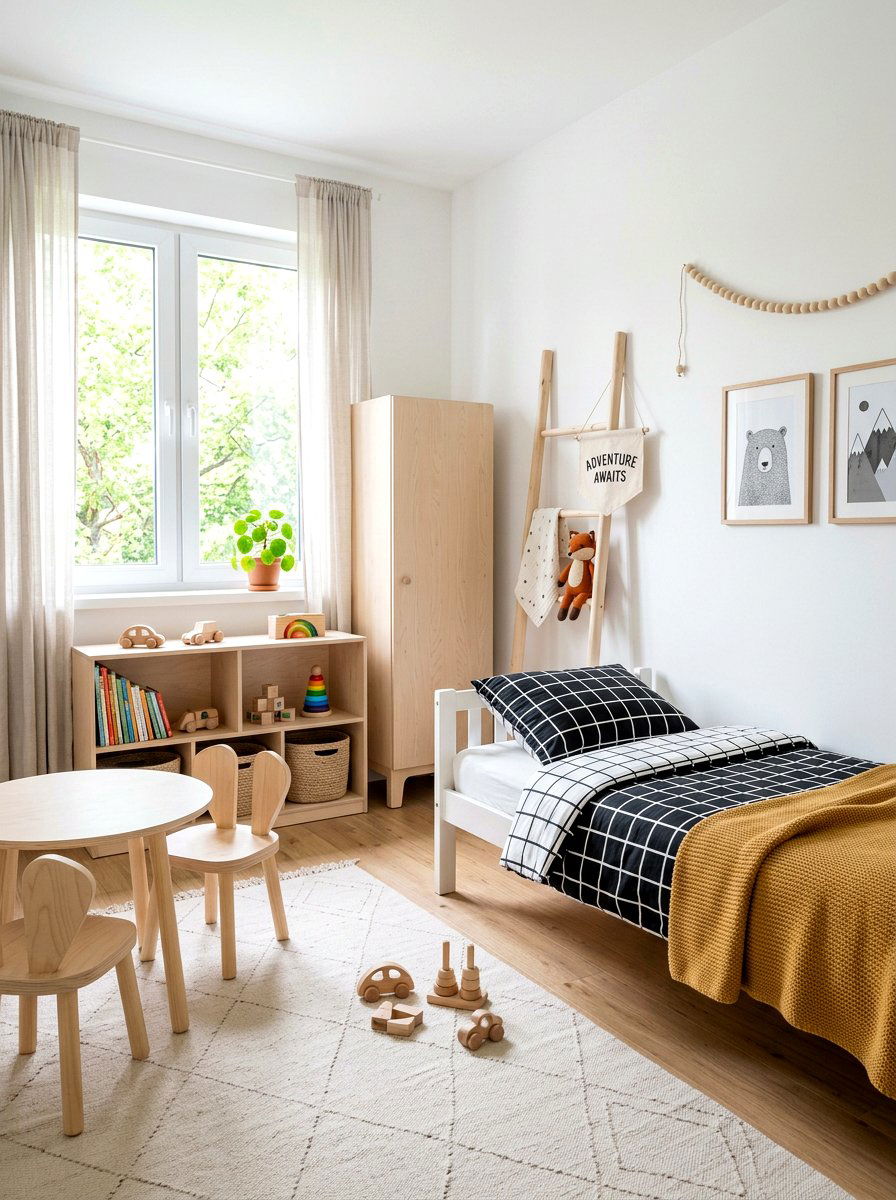 Scandinavian Kids Room - 30 Pinterest kids room ideas
