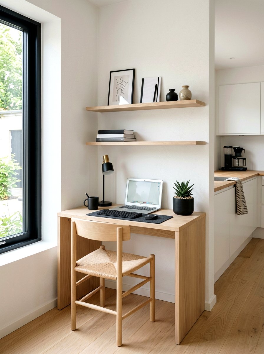 Scandinavian Kitchen Desk Nook - 30 kitchen desk nook ideas