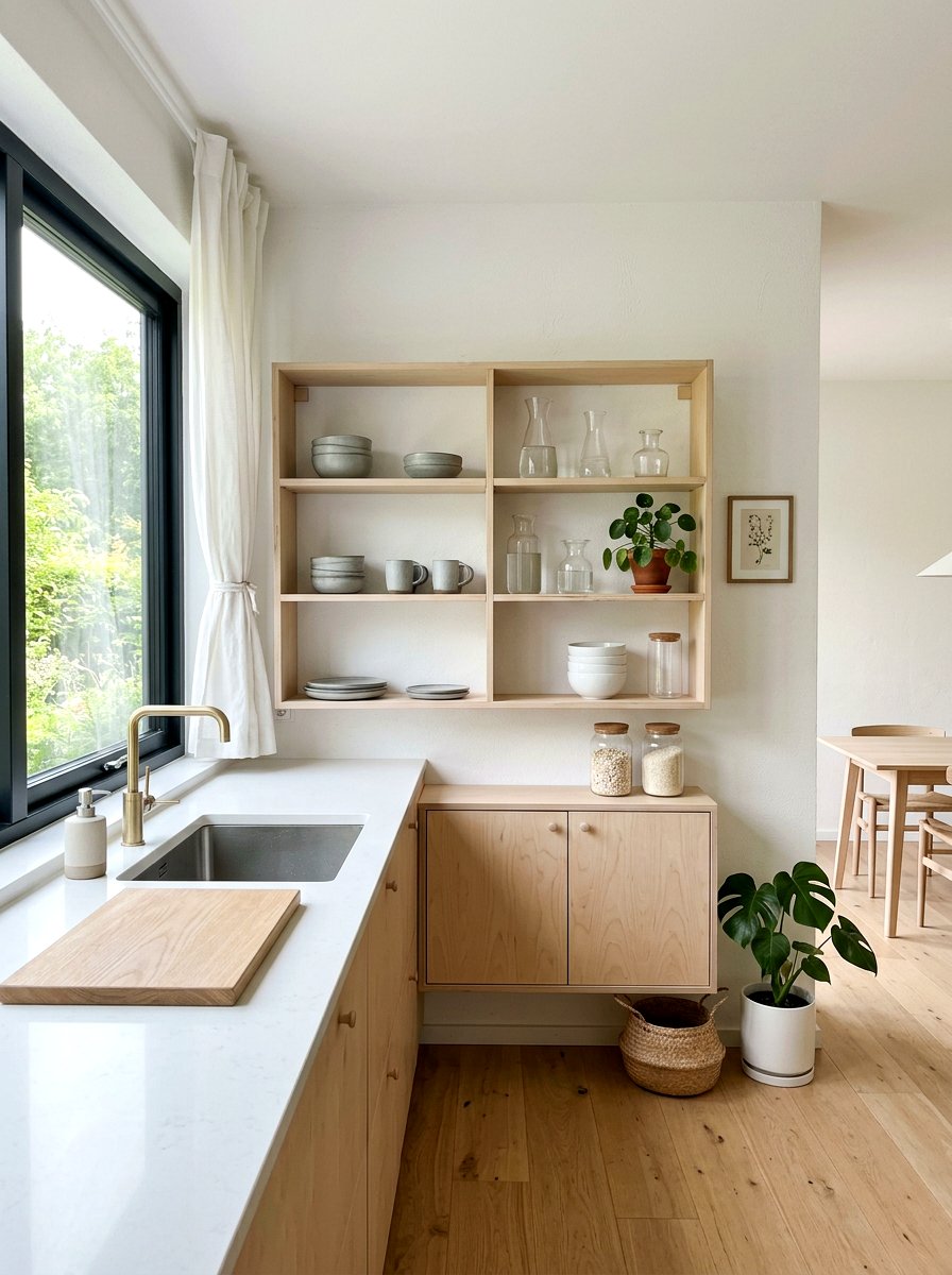 Scandinavian Kitchen Shelving Ideas - 30 kitchen open shelf styling ideas