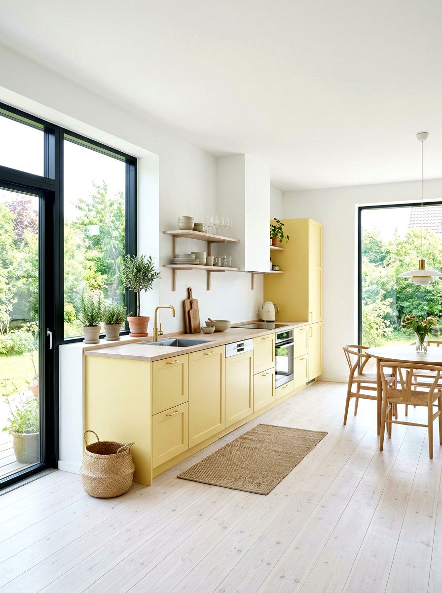 Scandinavian Kitchen Style - 30 butter yellow kitchen ideas