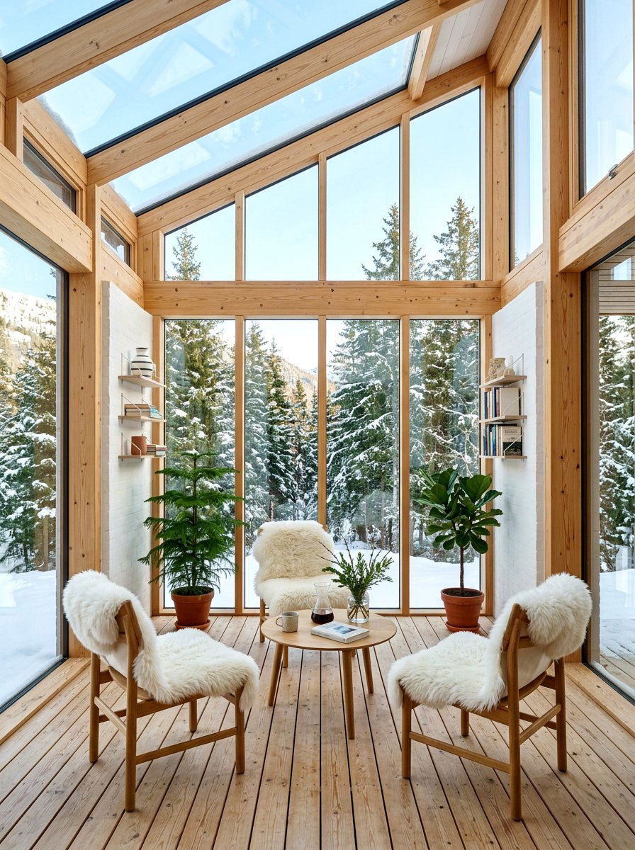 Scandinavian Light Atrium - 30 atrium house ideas