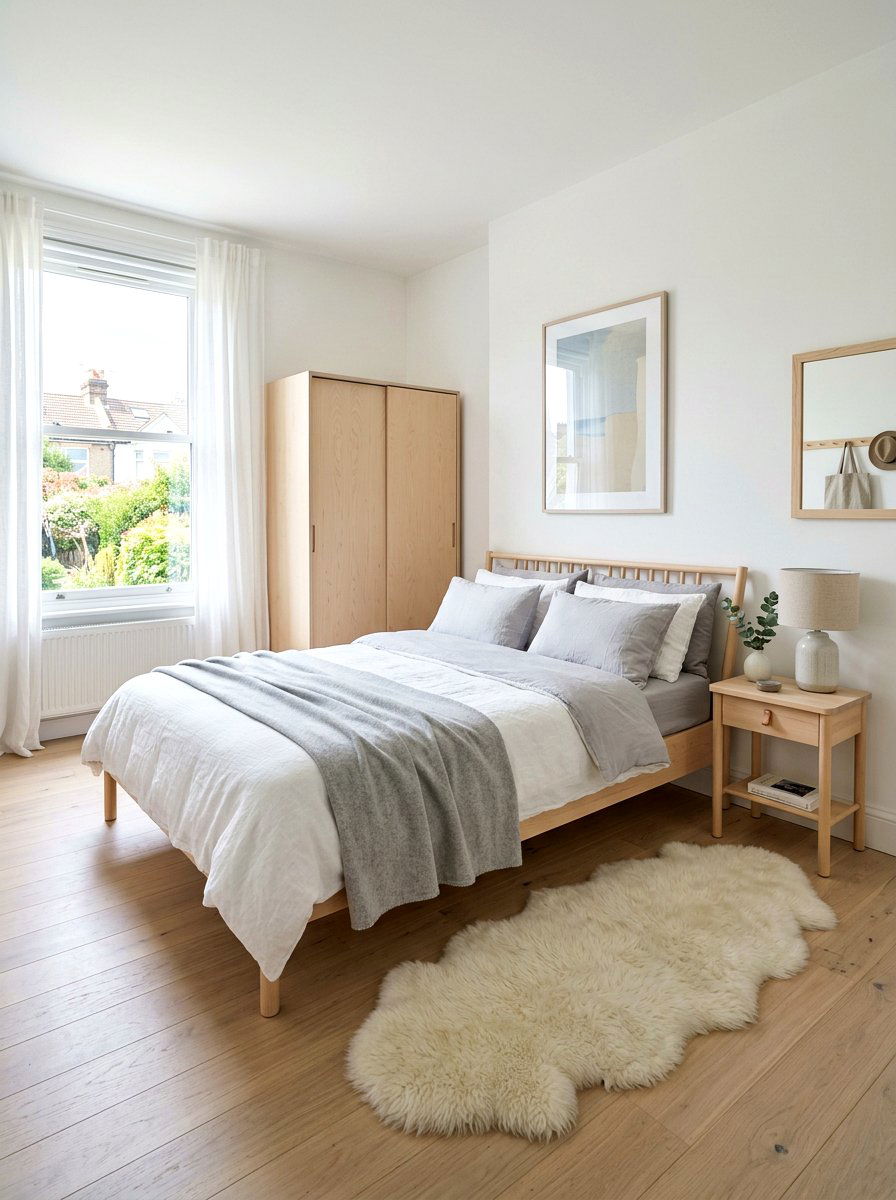 Scandinavian Linen White Bedroom - 30 linen white bedroom ideas