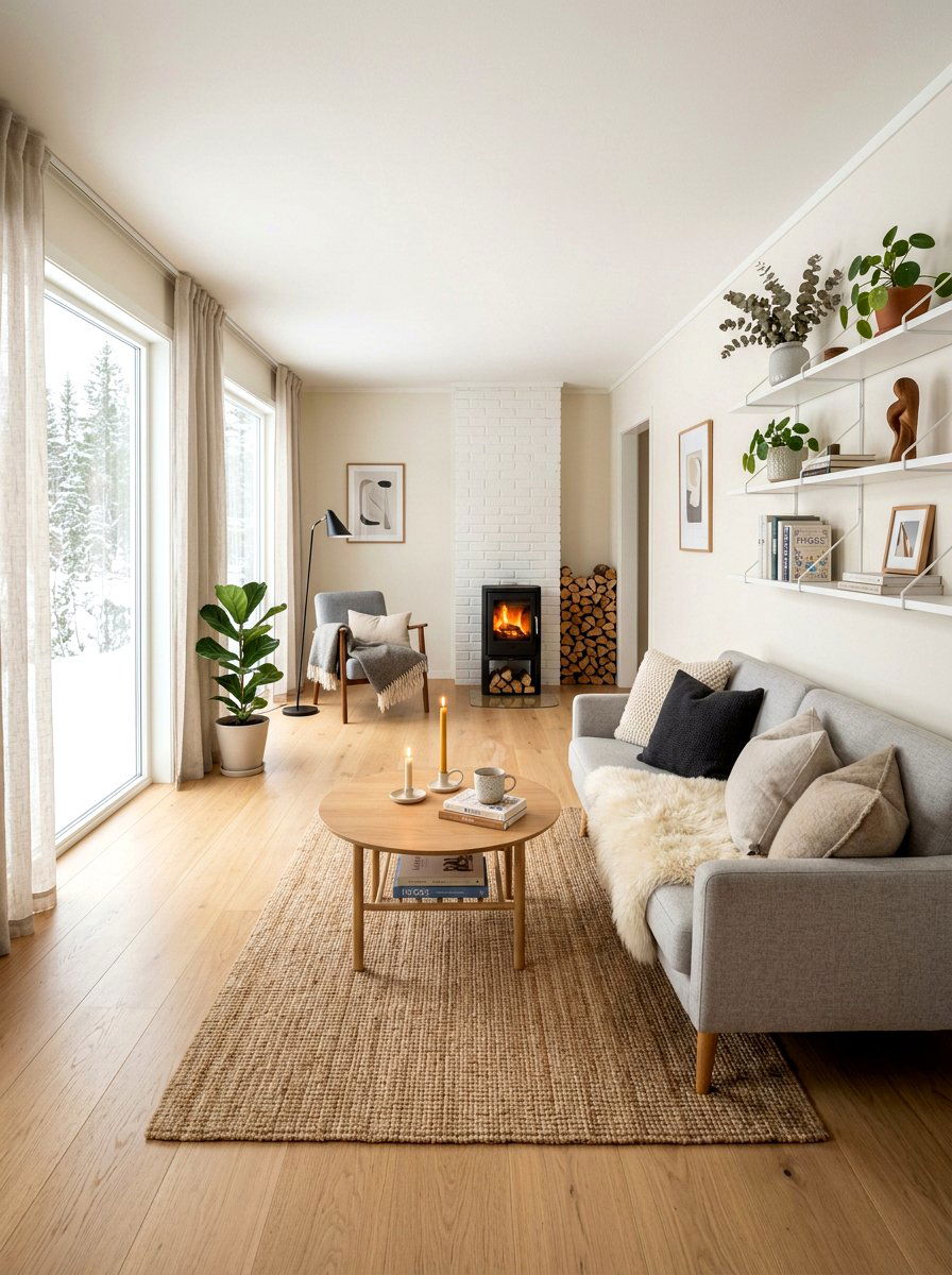 Scandinavian Living Room - 30 viral living room decor ideas