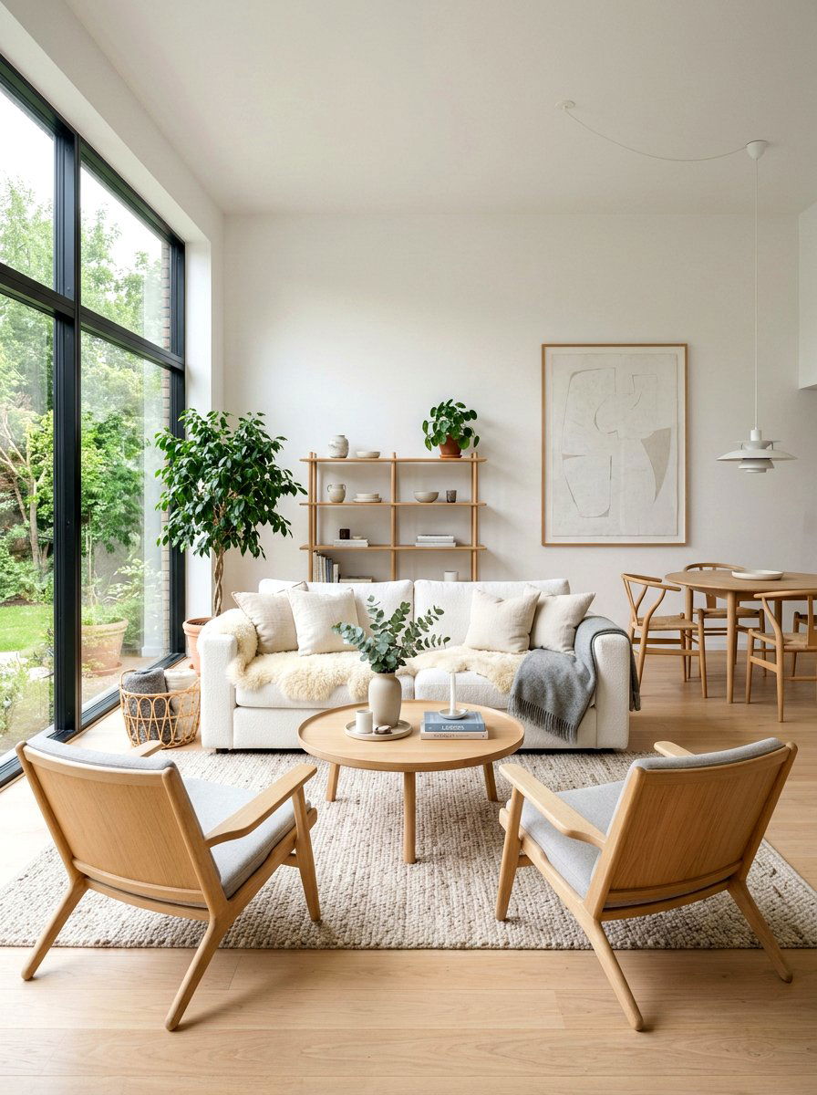 Scandinavian Living Room - 30 cozy living room ideas