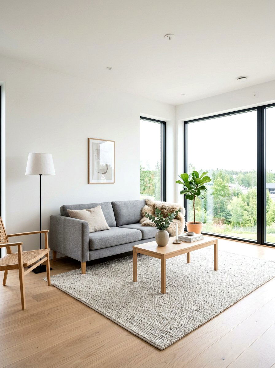 Scandinavian Living Room - 30 small space living room ideas