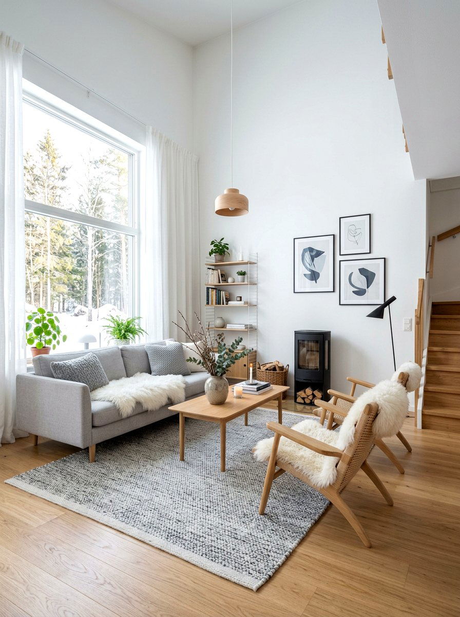 Scandinavian Living Room - 30 designer showroom living room ideas