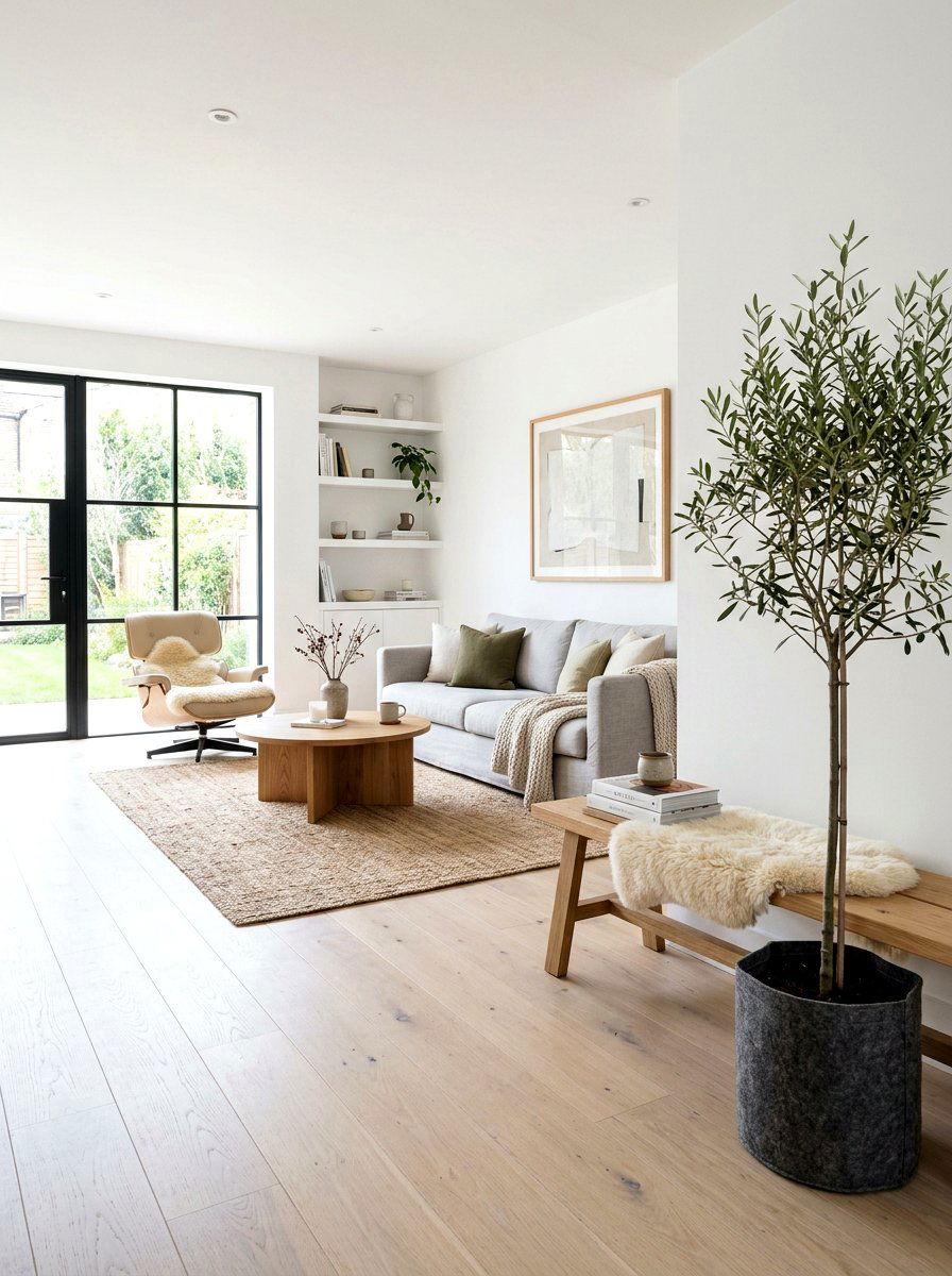 Scandinavian Living Room Olive Tree Decor - 30 olive tree decor ideas