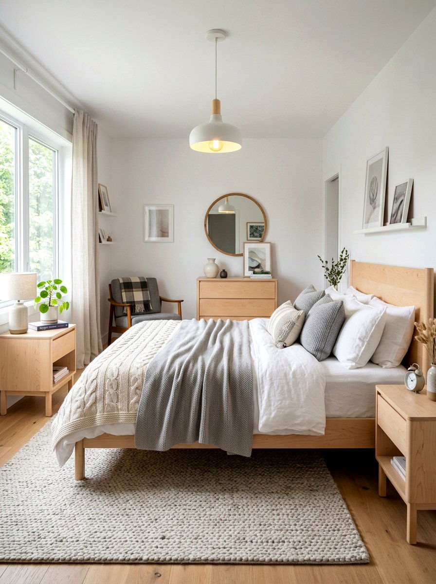 Scandinavian Midcentury Bedroom - 30 midcentury bedroom ideas