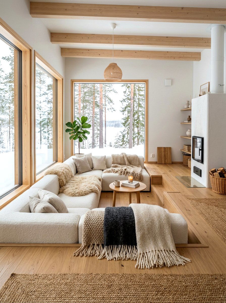 Scandinavian Minimalist Pit Sofa - 30 pit sofa living room ideas