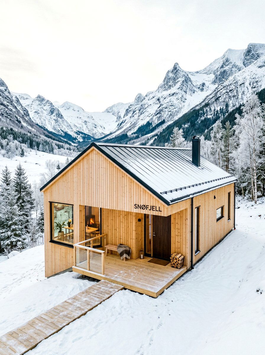 Scandinavian Mountain House - 30 mountain house exterior ideas