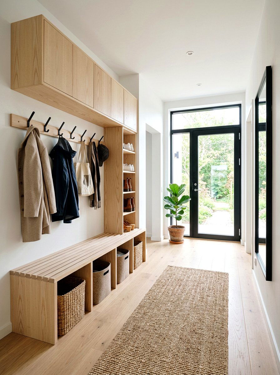 Scandinavian Mudroom Style - 30 mudroom ideas