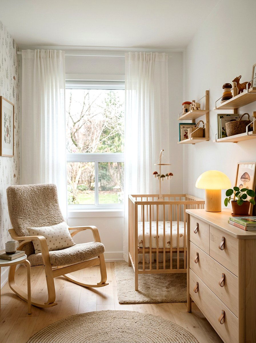 Scandinavian Mushroom Nursery - 30 mushroom nursery ideas