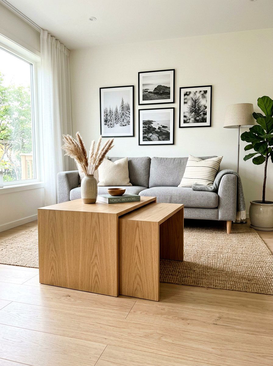 Scandinavian Nesting Table - 30 nesting table ideas