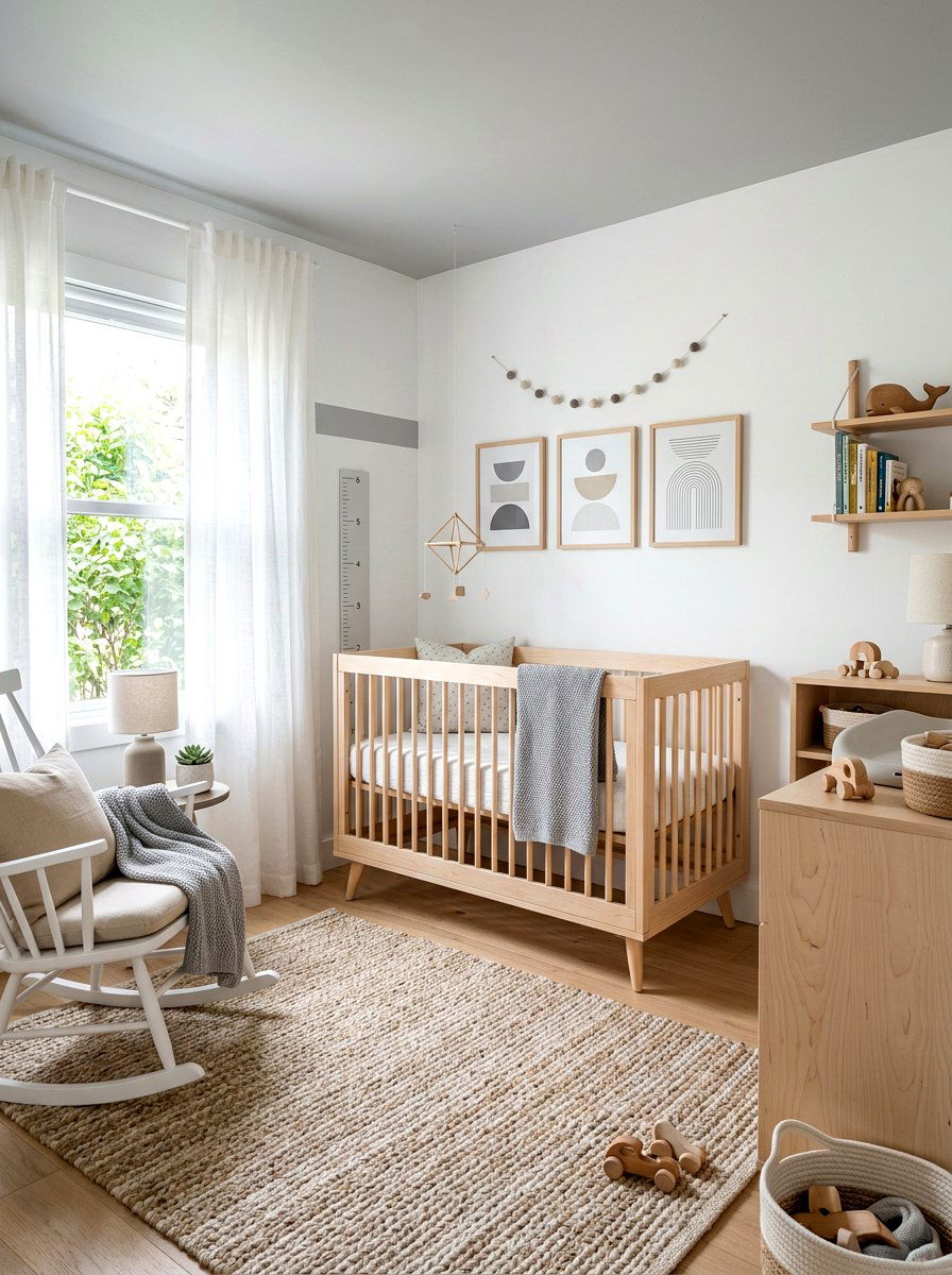 Scandinavian Nursery - 30 minimalist nursery ideas