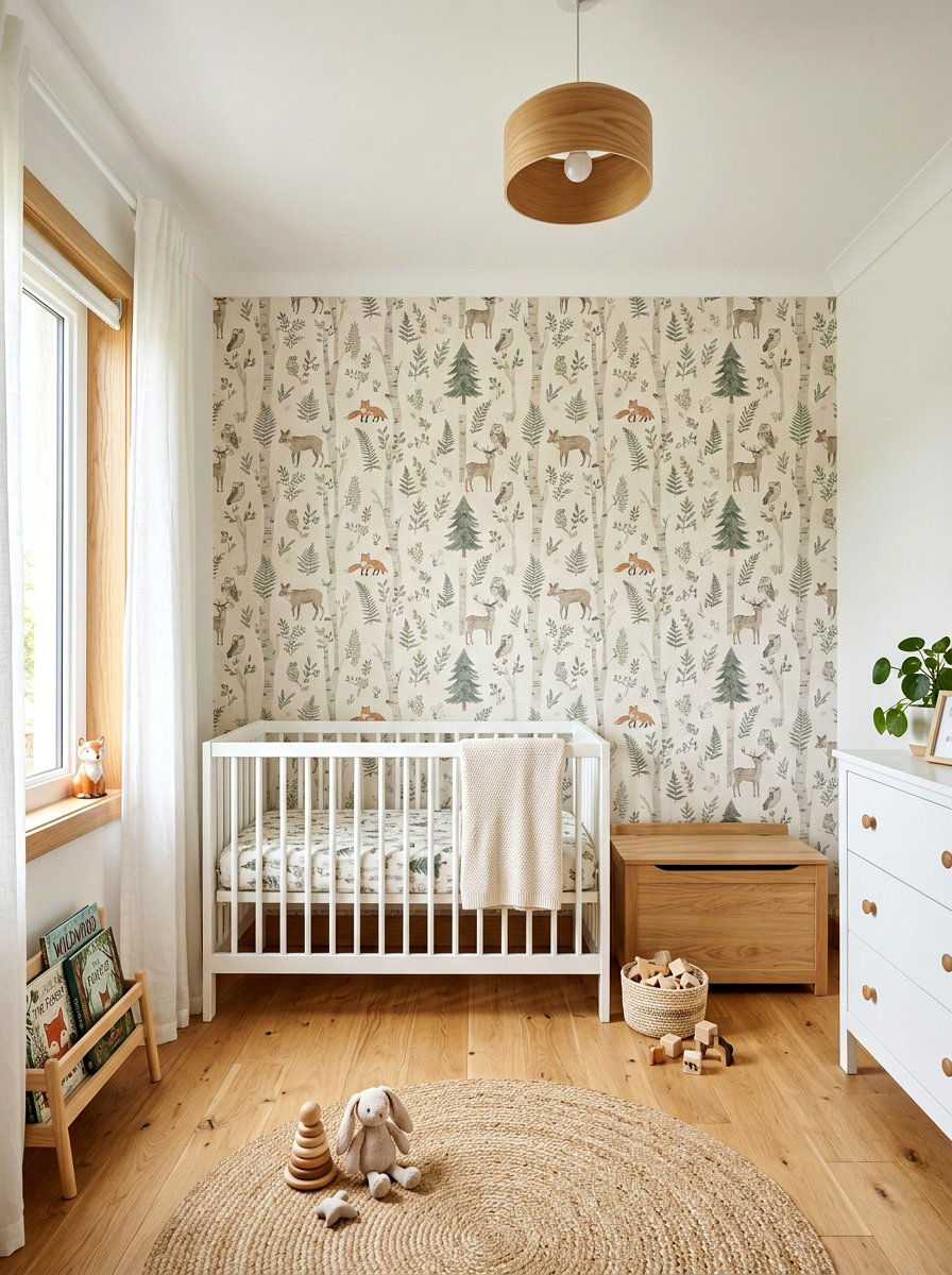Scandinavian Nursery Wallpaper - 30 Scandinavian nursery ideas