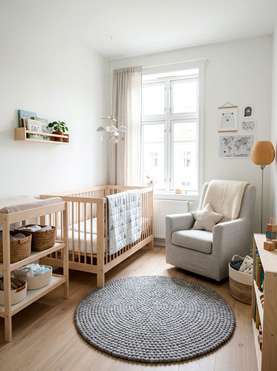 Scandinavian Nursery - 30 baby room ideas