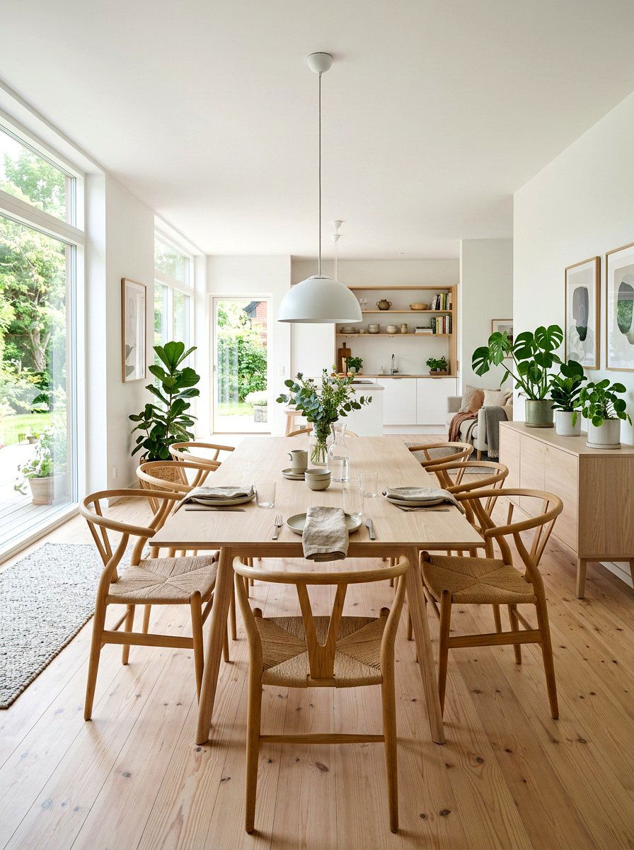 Scandinavian Open Dining Room - 30 open dining room ideas