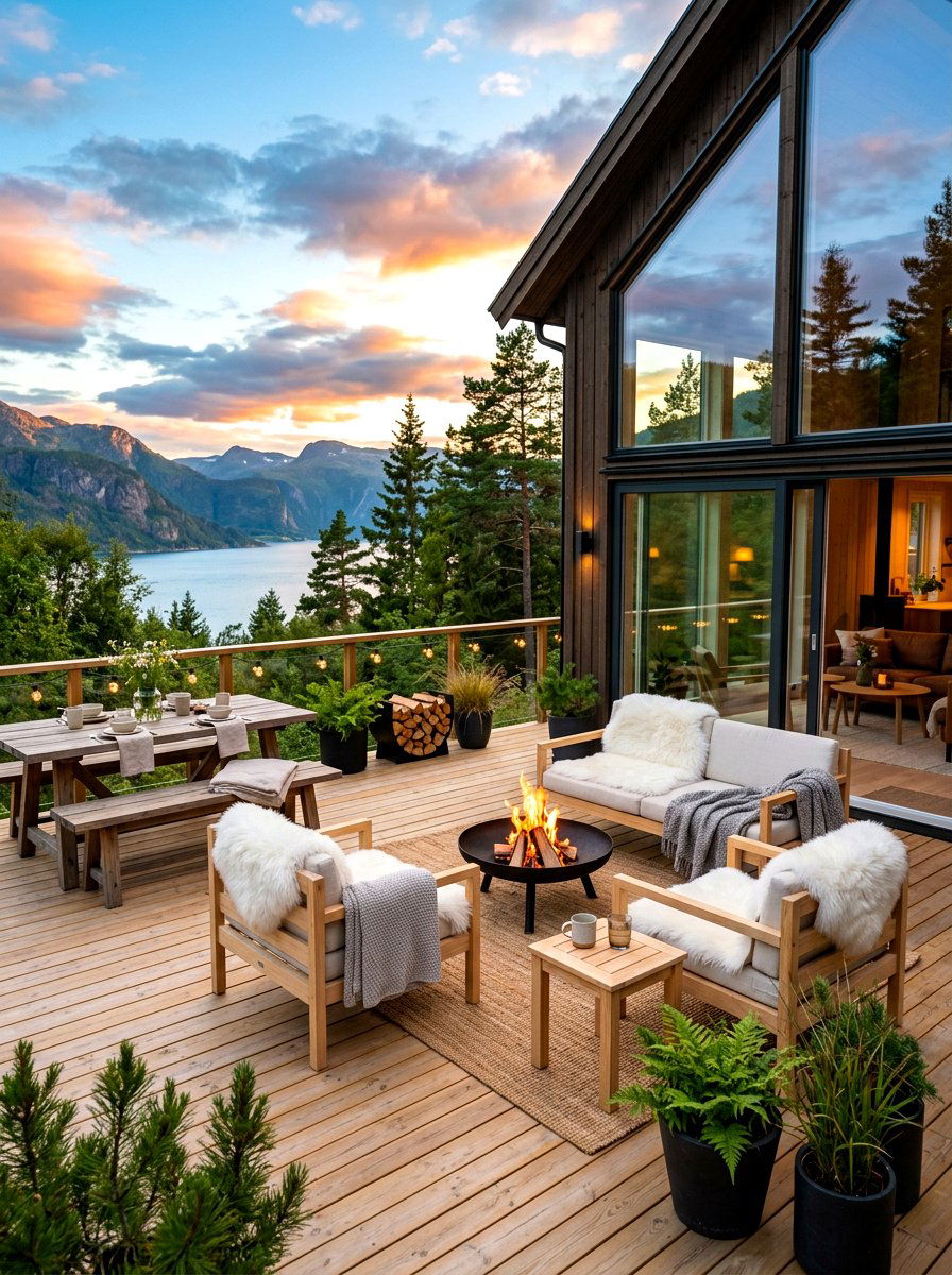 Scandinavian Outdoor Living - 30 exterior seating area ideas