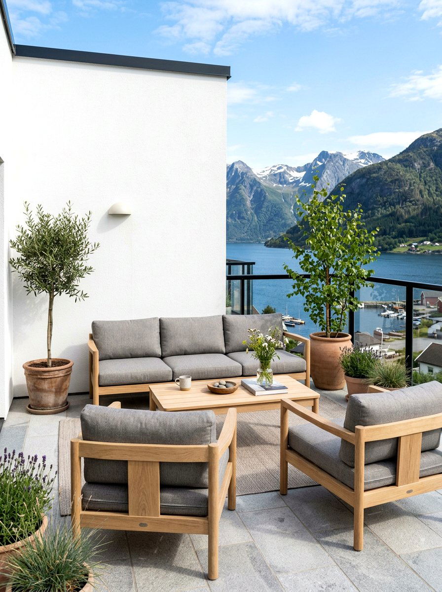 30 Terrace Garden Seating Ideas for Relaxing Outdoor Moments