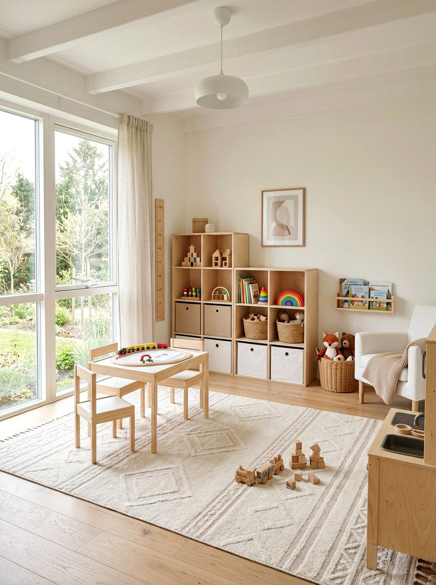 Scandinavian Playroom - 30 toy library playroom ideas