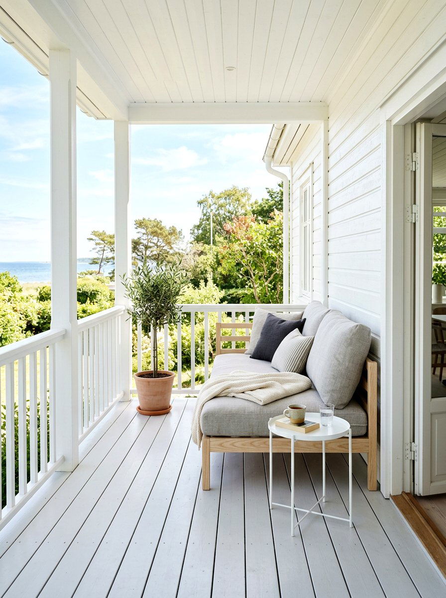 Scandinavian Porch Daybed - 30 porch daybed ideas