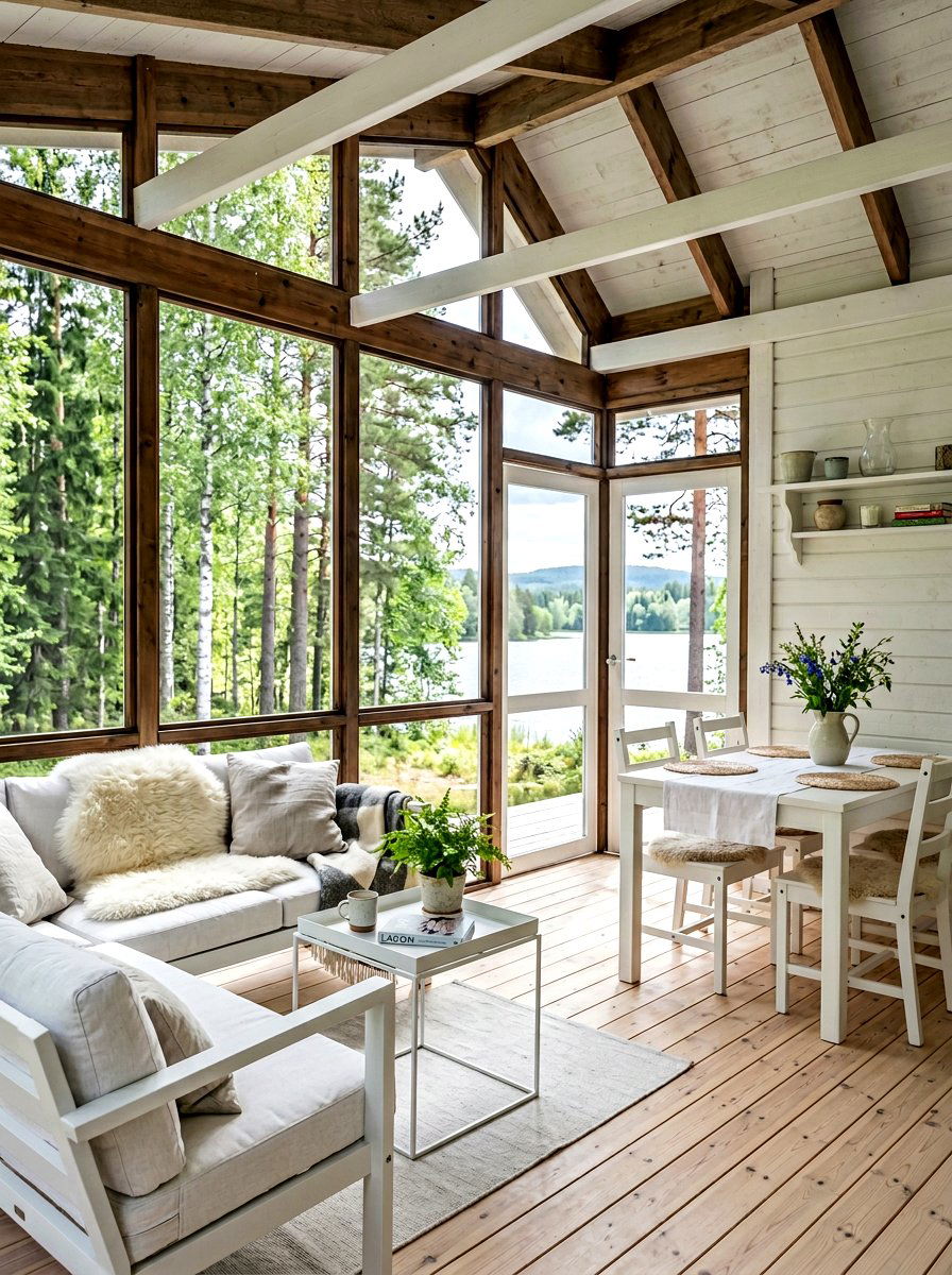 Scandinavian Screened In Porch - 30 screened in porch ideas
