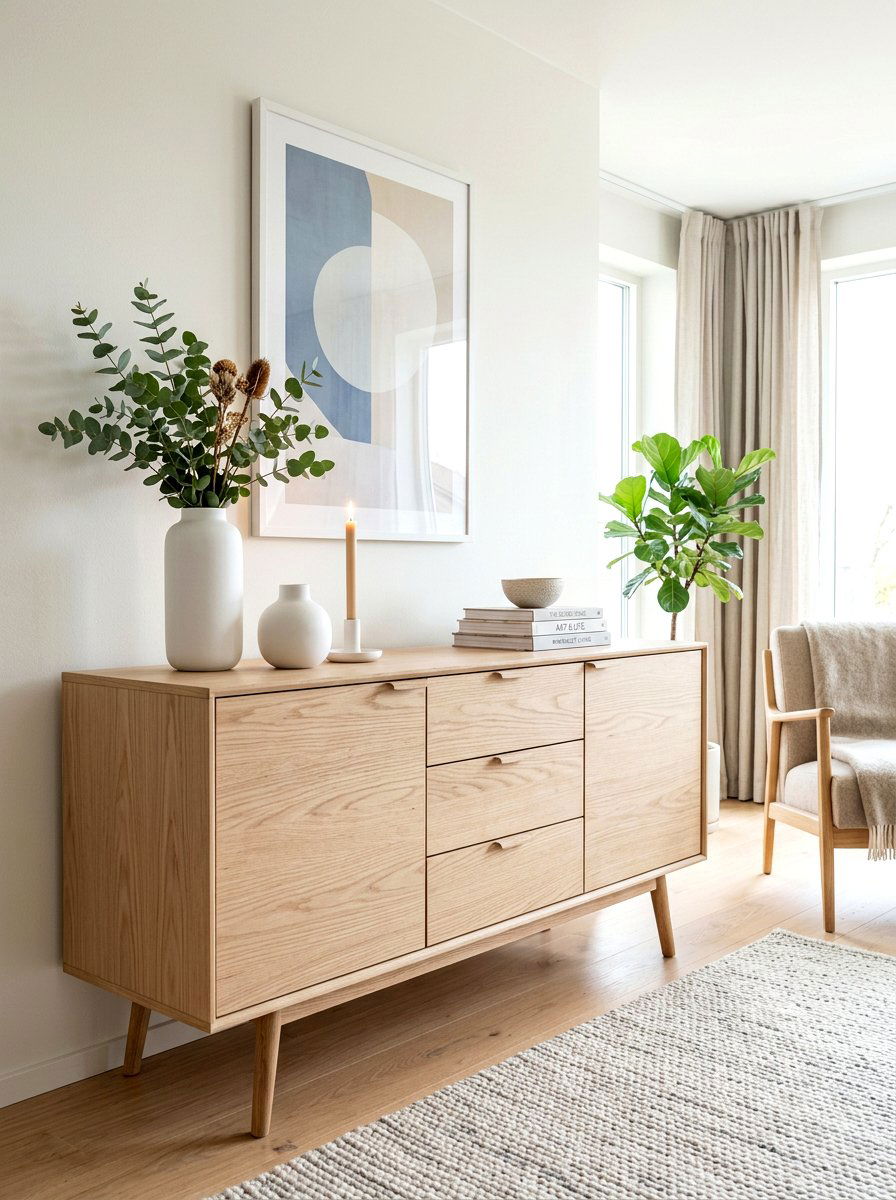 Scandinavian Sideboard - 30 sideboard decor ideas