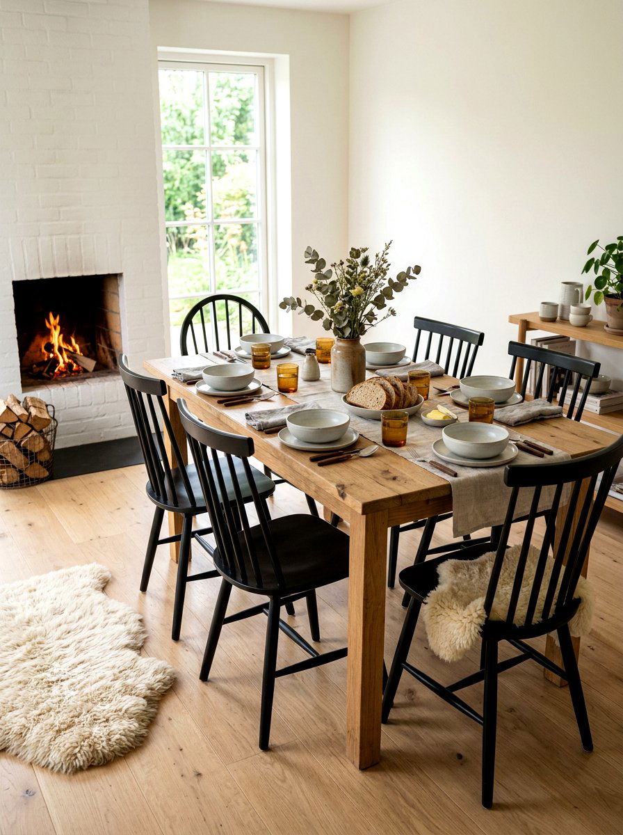 Scandinavian Simple Setup - 30 casual dinner table ideas