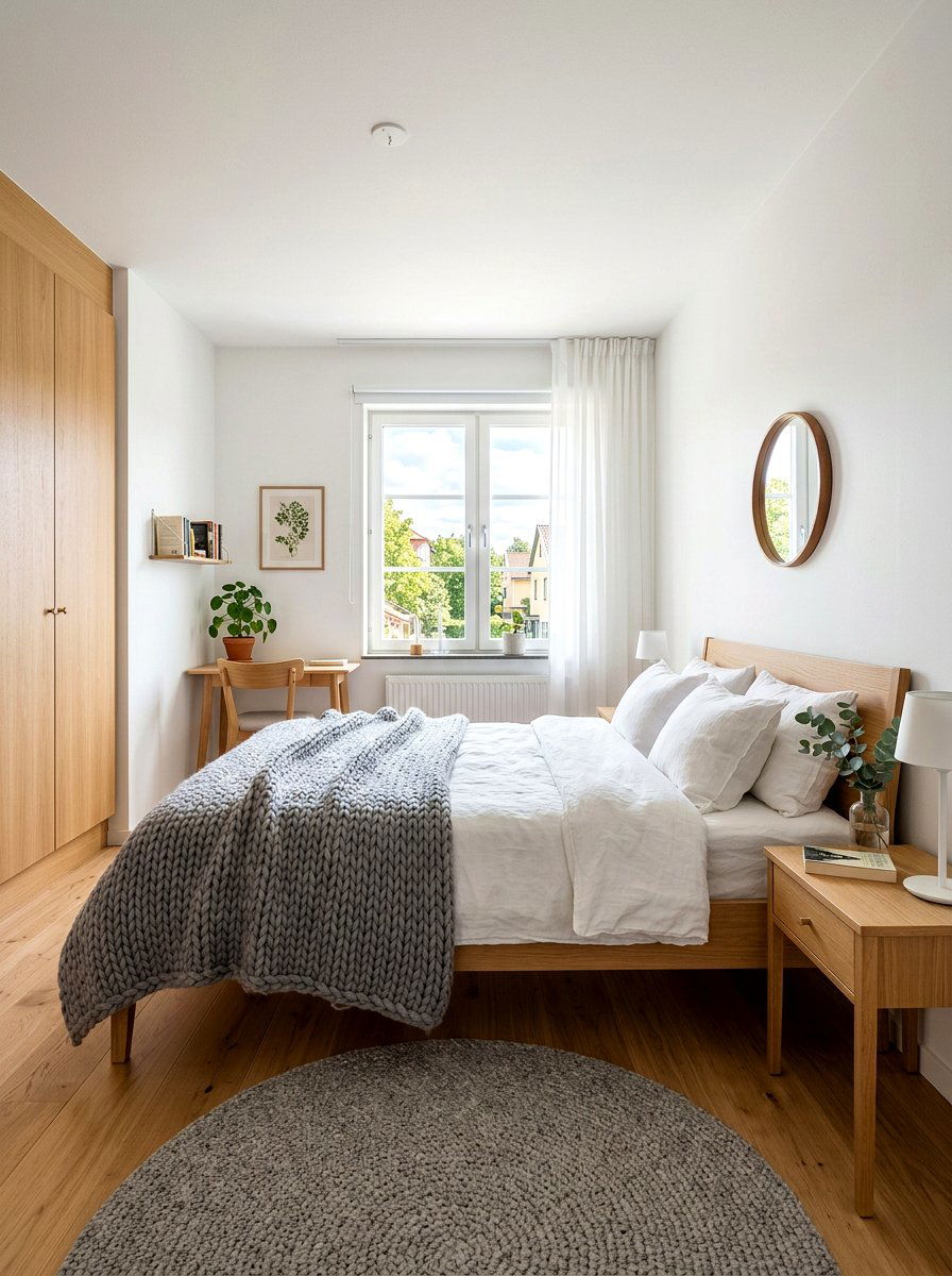 Scandinavian Small Bedroom - 30 small bedroom ideas