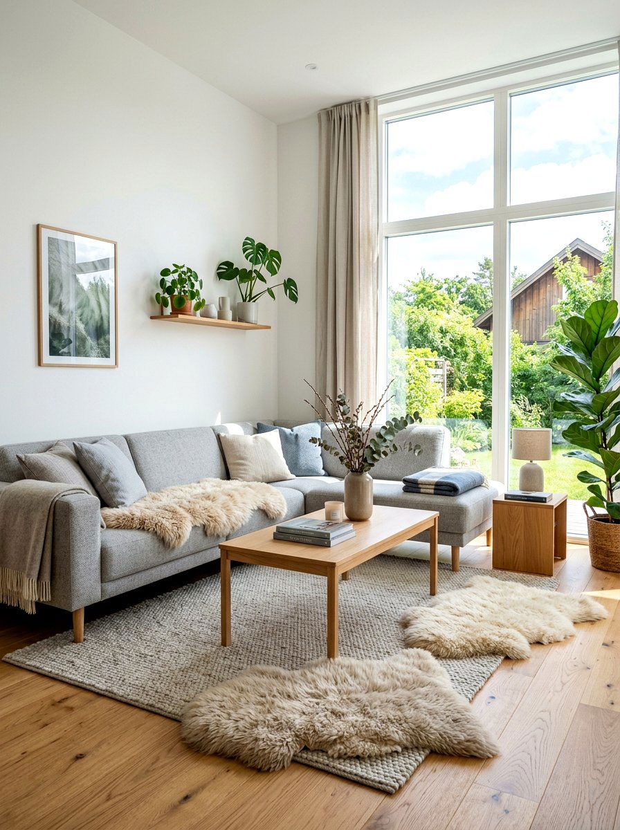 Scandinavian Soft Seating Corner - 30 office meeting corner ideas