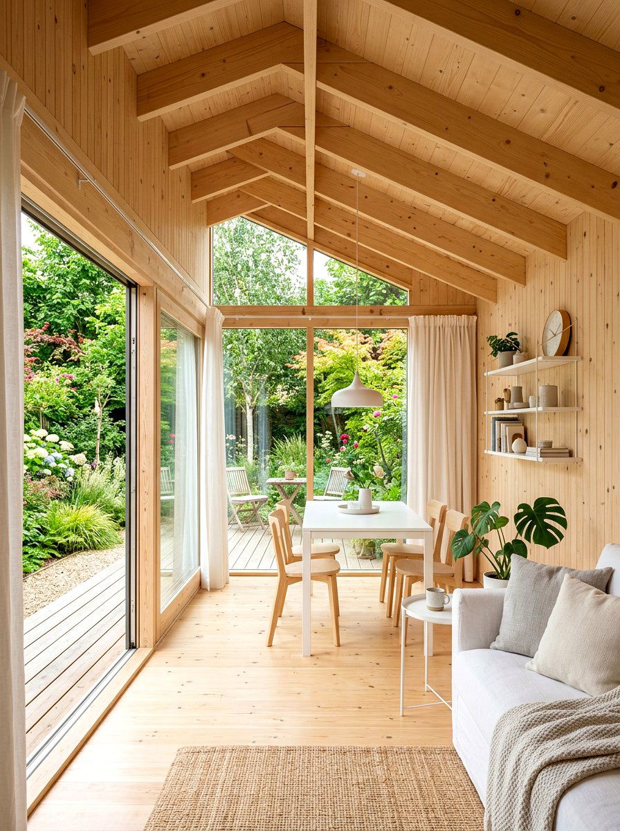 Scandinavian Style Garden Room - 30 potting shed decor ideas