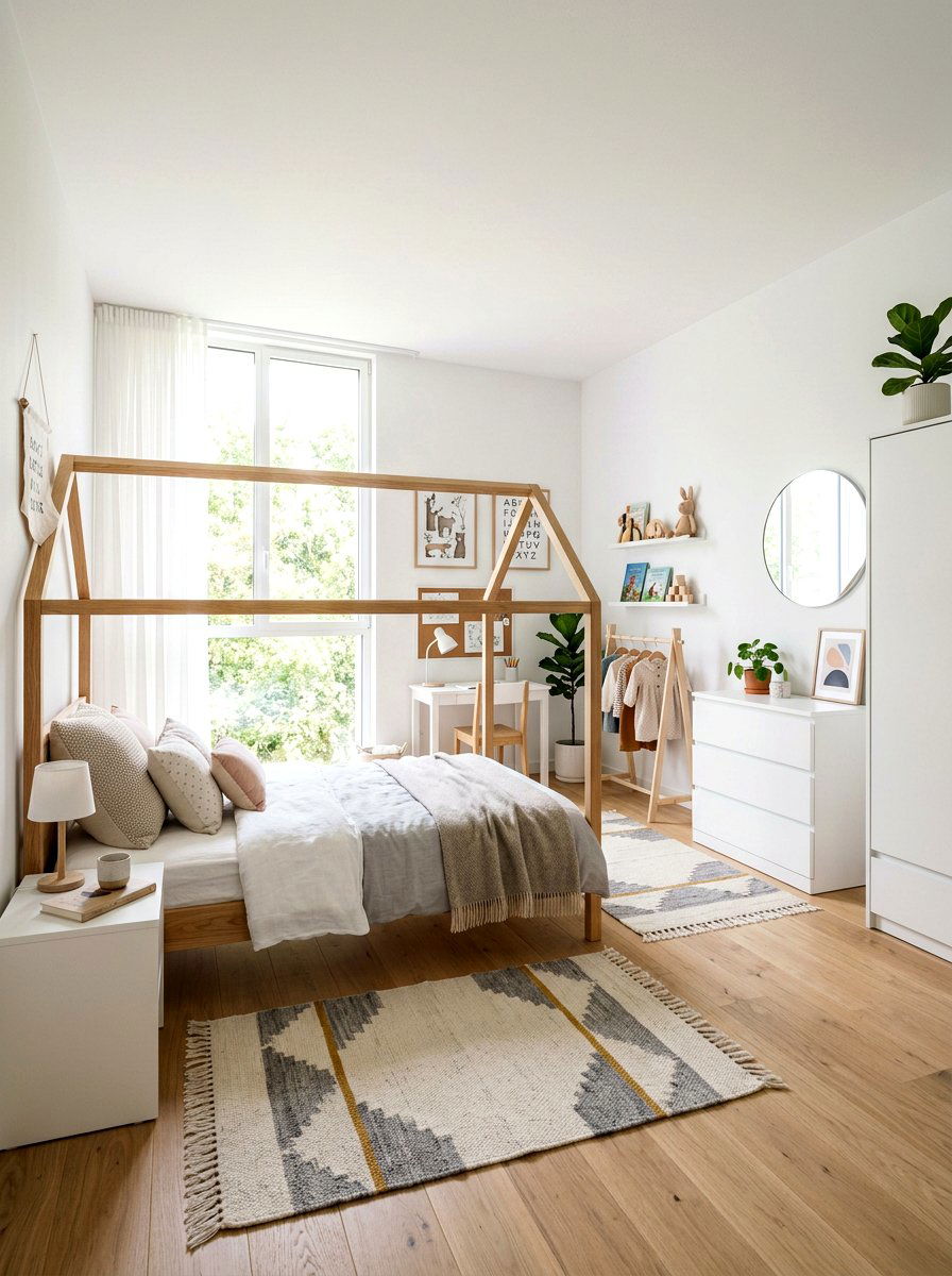 Scandinavian Style Girl Bedroom - 30 girls bedroom decor ideas