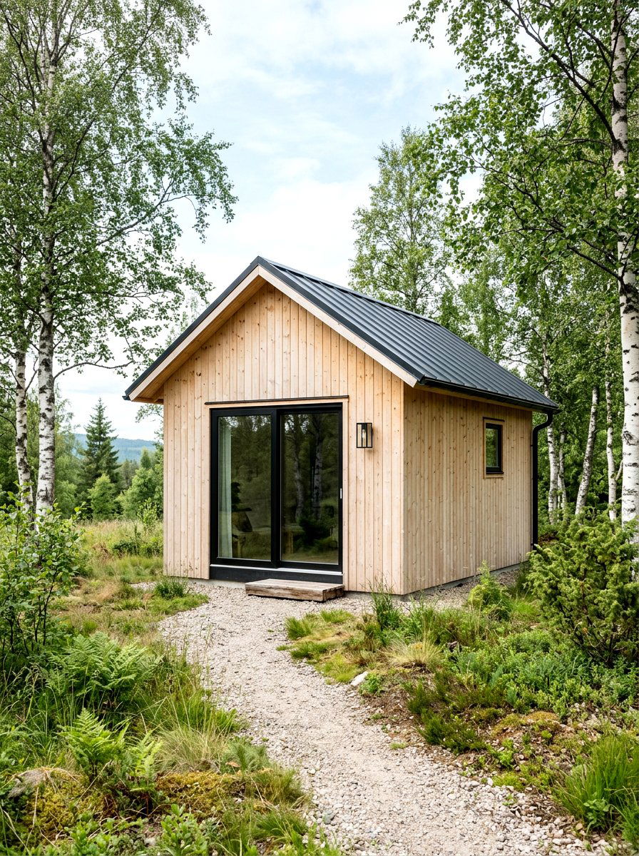 Scandinavian Style Shed - 30 garden shed ideas