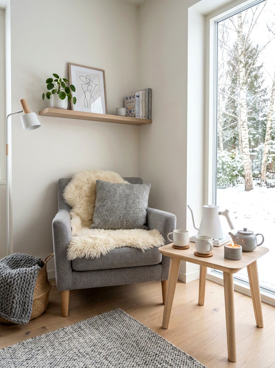 Scandinavian Tea Nook - 30 tea party kitchen ideas