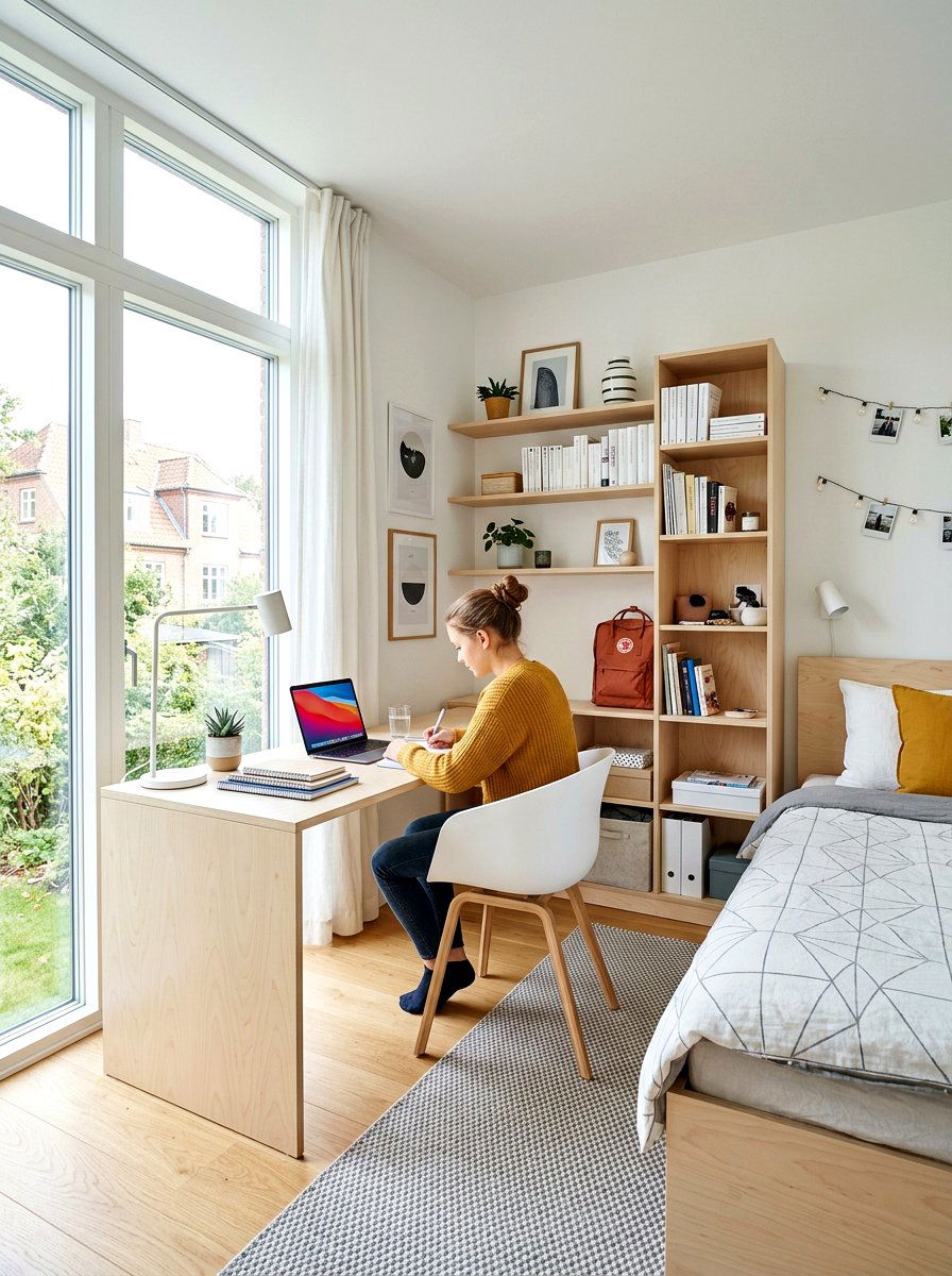 Scandinavian Teen Study Room - 30 teen study room ideas