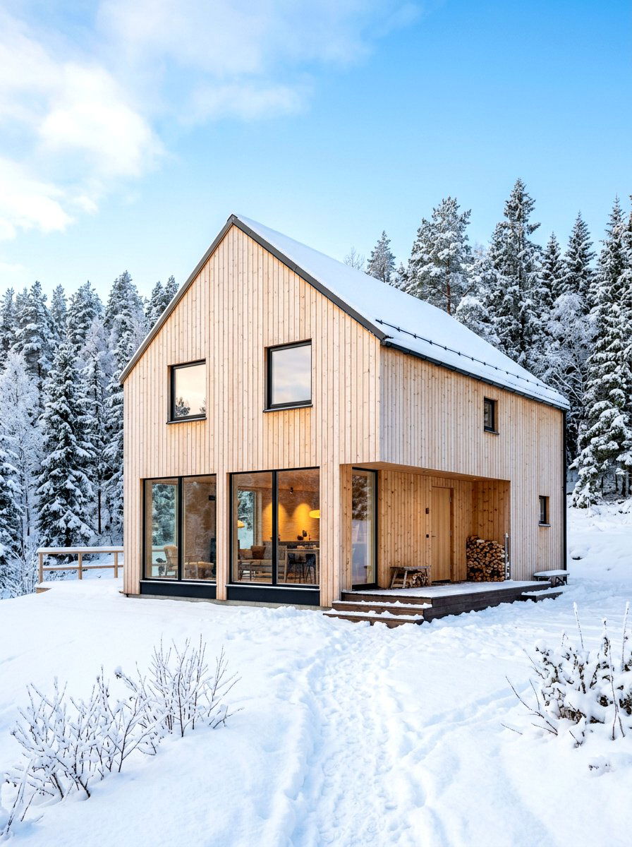 Scandinavian Timber Cladding - 30 house facade ideas