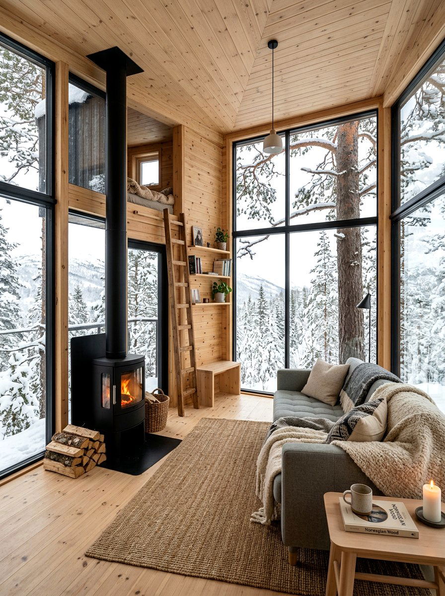 Scandinavian Treehouse - 30 treehouse ideas