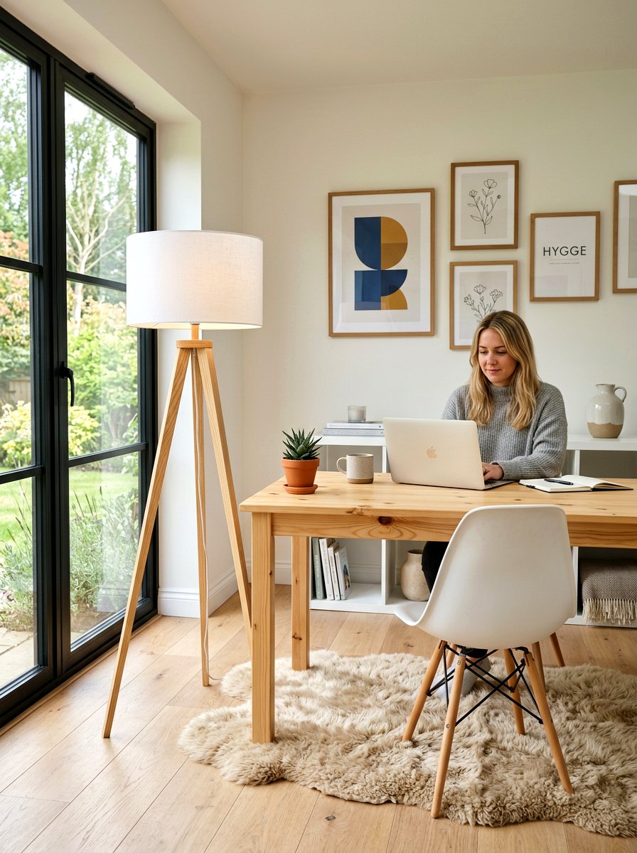 Scandinavian Tripod Lamp - 30 desk lamp styling ideas