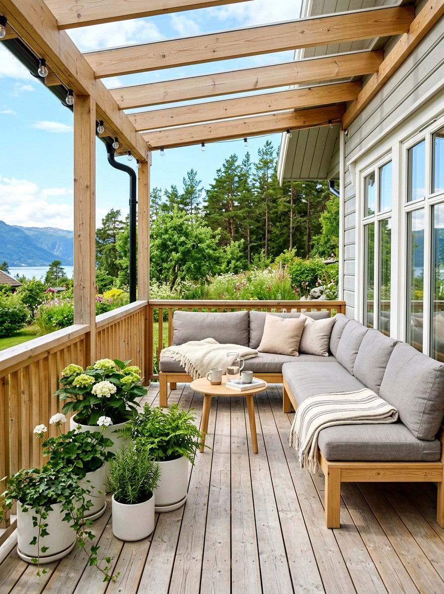 Scandinavian Veranda - 30 veranda decorating ideas
