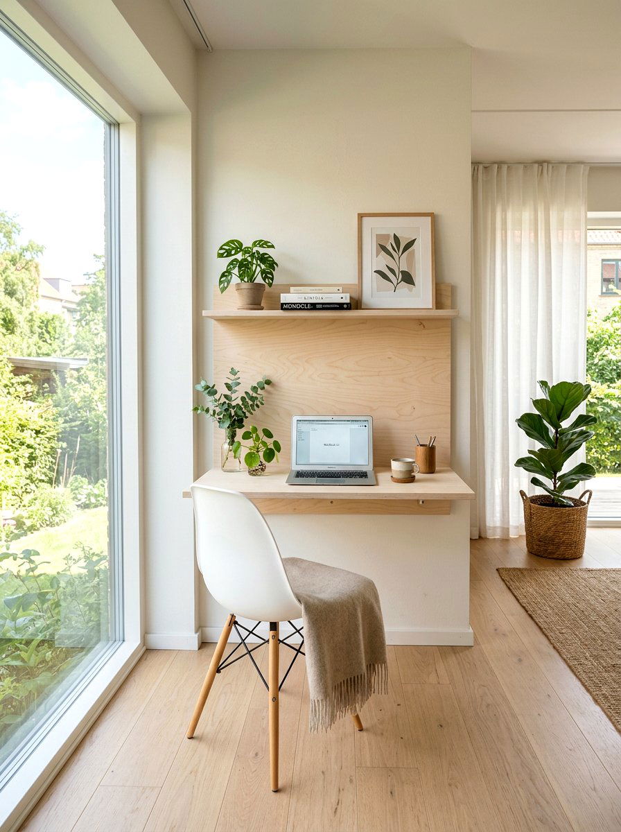 Scandinavian Wall Desk - 30 wall desk ideas