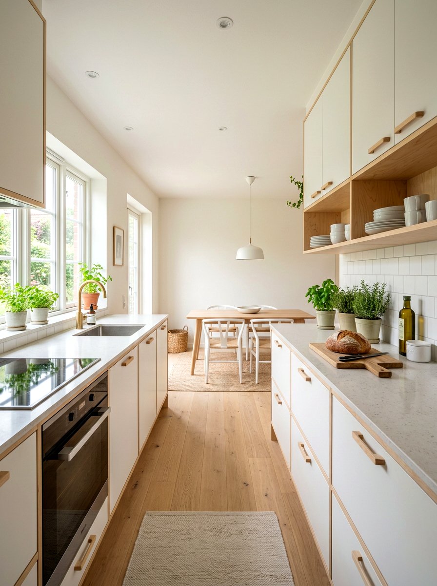 Scandinavian White And Wood Kitchen - 30 white and wood kitchen ideas