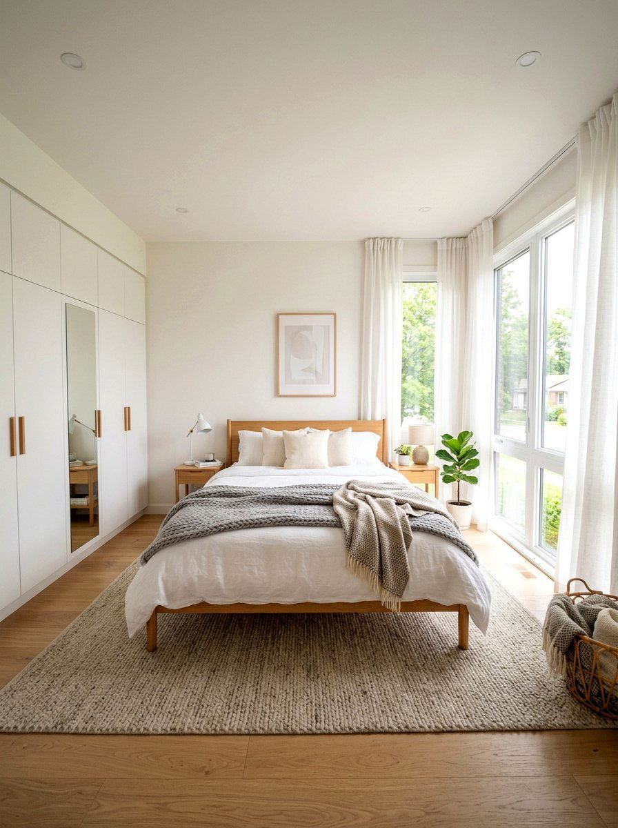 Scandinavian White Bedroom - 30 white bedroom ideas