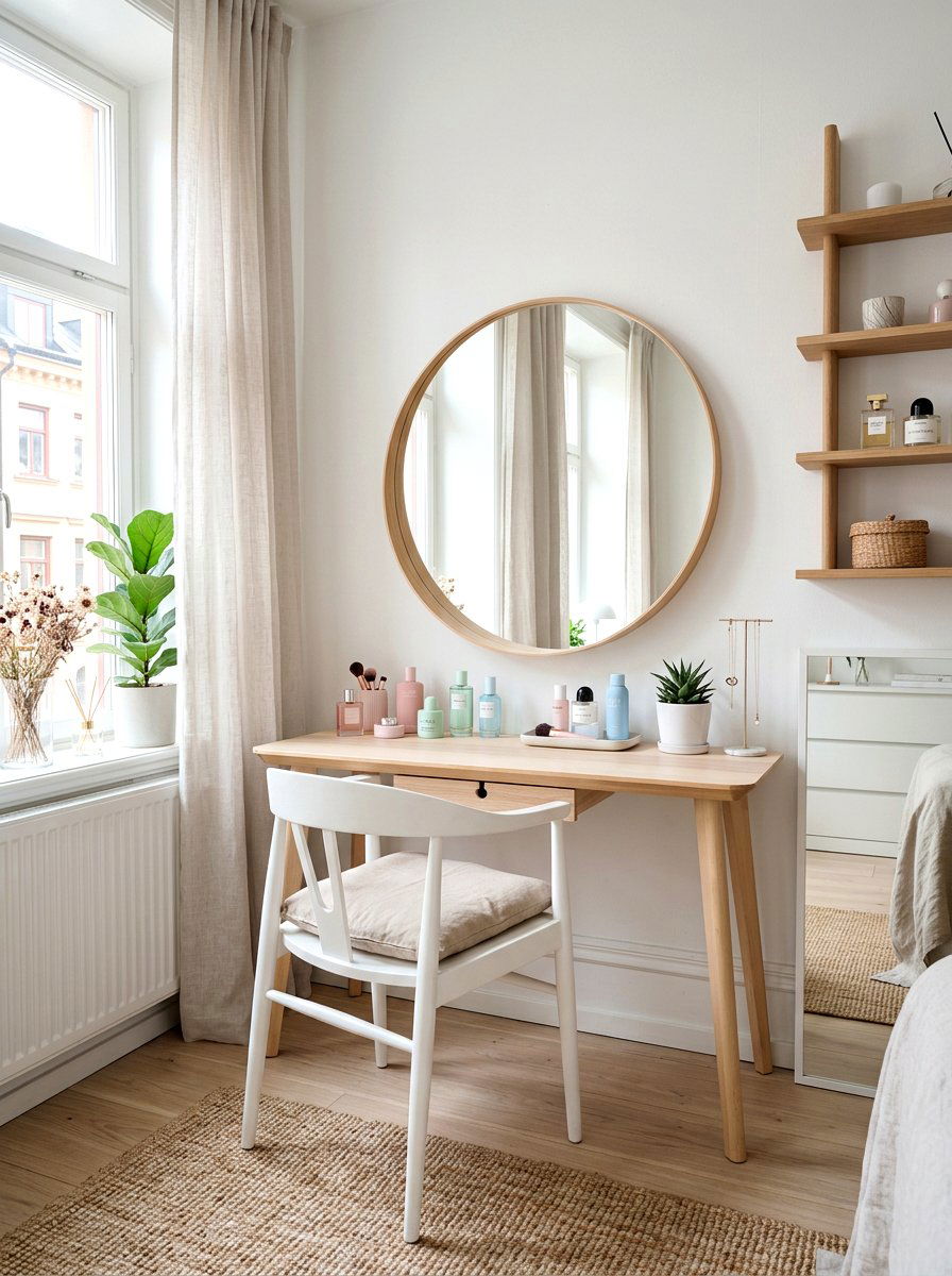 Scandinavian beauty room - 30 beauty room ideas