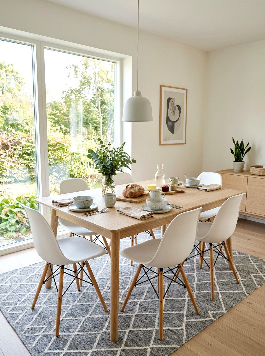 Scandinavian breakfast area - 30 bright breakfast room ideas