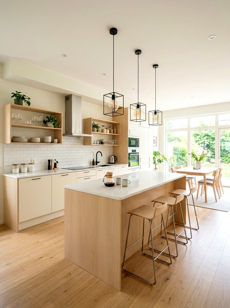 Scandinavian buttercream kitchen look - 30 buttercream kitchen ideas